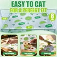 thumbnail image 5 of Refrigerator Liners, Loetky Shelf Liners For Kitchen Cabinets, Non-Slip Shelf Liner, Waterproof & Oil-Proof, Non-Adhesive, Easy To Cut, Clear, 5 of 9