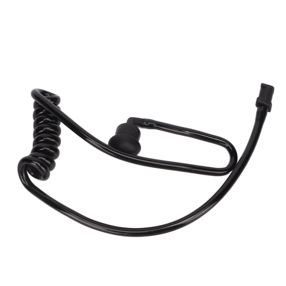 Earpiece Acoustic Tube Replacement, Twist On Replacement Acoustic Tube for Two Way Earpiece, with Eartip for for for