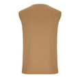 thumbnail image 6 of Mens Tank Top Beach New Solid Color Vest Sleeveless Casual Sports Loose Vest V-Neck Tank Top, 6 of 7