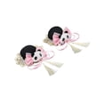 thumbnail image 2 of Pinzas de cabello jinwen estilo chino con borla Rosa, 2 of 8