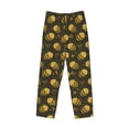 thumbnail image 4 of Fotbe Cute Cartoon Bees Men's Pajama Pants,Sleepwear Pants,Pj Bottoms Drawstring And Pockets-Medium, 4 of 9