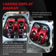thumbnail image 2 of 1.3 Ratio Rockers for GX200 Predator 212 224 Non-Hemi Engine Ultra-Light Roller Rockers 212cc 224cc Performance Parts(Red), 2 of 6