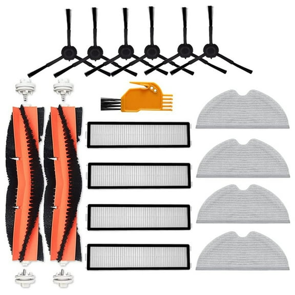 Replacement Parts for D9 D9 Max L10 Pro Vacuum Cleaner Accessories, Main Brushes, Side Brushes, Filters, Wipes