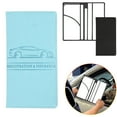 thumbnail image 1 of Car Registration and Insurance Holder, Car Insurance and Registration Card Holder, Faux Leather Car Document Wallet, Sky Blue, 1 of 4