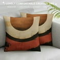 thumbnail image 3 of HENGT  Boho Sun and Moon Square Throw Pillow Case Abstract Landscape Mid Century Modern Art Pillow Cover for Bedroom Living Room, 3 of 5