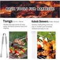 thumbnail image 3 of 9PCS Professional Stainless Steel Barbecue Utensil Set with Bag Easy to Carry, 3 of 5