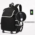 thumbnail image 4 of Kpop Demon Hunters Backpack,Welcome Back to School, Lightweight Backpack, Cartoon Students Backpack, Large Capacity Schoolbag for Students and Fans 17.7in, 4 of 8