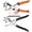 Orange, variant on Leather Hole Punch,9-Inch Revolving Punch Pliers with 6 Hole Sizes for Belts,Watch Band,Straps,Crafting,Fabric-Black
