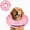 Pink, variant on Supet Inflatable Dog Recovery Collar, Soft Adjustable Donut Collar to Prevent Licking, Comfortable Post-Surgery E-Collar for All Dogs