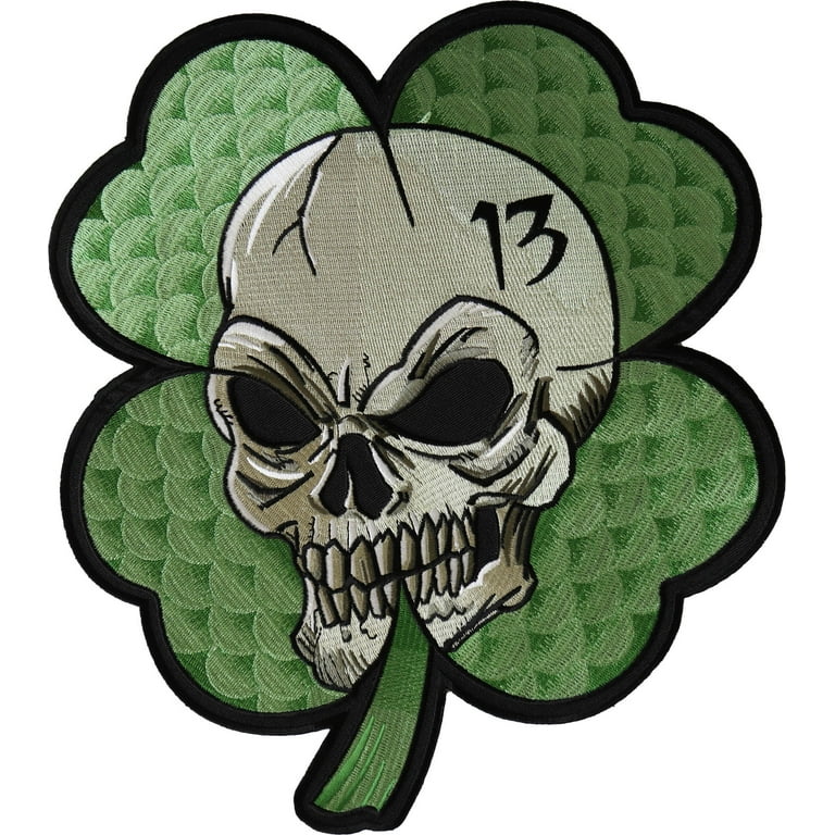 Large skull shop patches for jackets