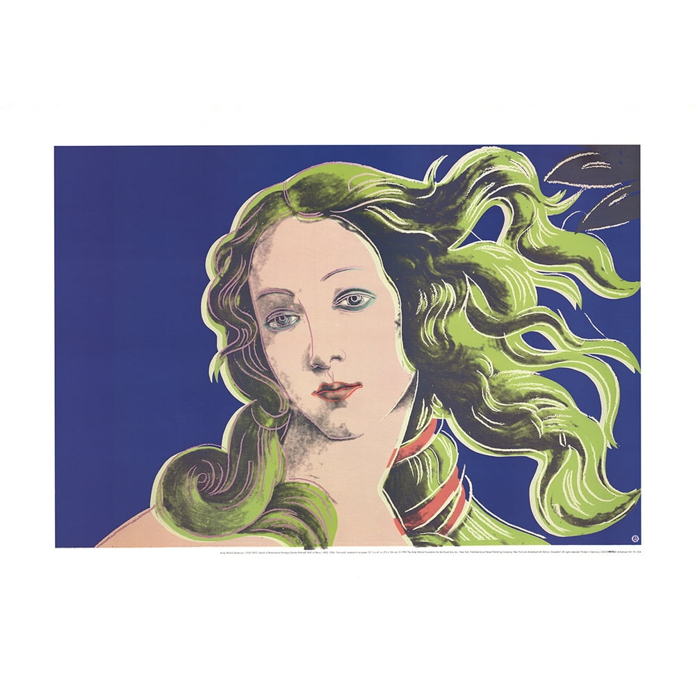 ANDY WARHOL Birth of Venus-Purple 27.5