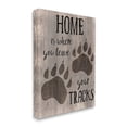 thumbnail image 3 of Stupell Industries Home's Where You Leave Tracks Bear Paw Print, 24 x 30, Design by CAD Designs, 3 of 7