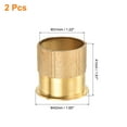thumbnail image 2 of Uxcell 2 Set 1.22 inch O-Ring Faucet Locking Nut, Female Locknut for Plumbing, 2 of 4