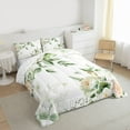 thumbnail image 3 of jejeloiu Rustic Flower Queen Comforter Set,Cute Cartoon Floral Bedding Sets,Green White Bedding Comforter Set For Kids,Luxury Bedroom Decor Reversible,3-Piece, 3 of 8