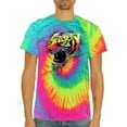 thumbnail image 2 of Wild Bobby, Technicolor Colorful Tiger Roaring, Animal Lover, Tie-Dye Tees, Minty Rainbow, Medium, 2 of 3