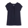 thumbnail image 1 of French Toast - Camiseta de manga corta con cuello redondo para niñas, color azul marino 8 US, 1 of 4