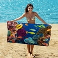 thumbnail image 4 of Dmlowu Personalized Beach Towels 28x55" Sandproof Beach Towel Lightweight Quicker Dry Beach Blanket Luxury Soft Tough Pool Towels for All Seasons, 4 of 9
