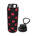 thumbnail image 2 of Cauagu red lips Print 18oz Vacuum Insulated Stainless Steel Water Bottle,Coffee Travel Mug Spill Proof with Lid,Thermos Cup for Keep Hot/Ice Water Drinks, 2 of 7