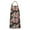 Pioneer Flower Floral-3, variant on Pioneer Flower Floral Print Pattern Apron-Garden Aprons for Women with Pockets-Cotton Linen Waterproof Kitchen Cooking Gardening Aprons Adjustable for Kitchen,Cooking,BBQ and Salon 33x27 Inch