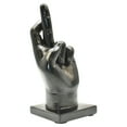 thumbnail image 3 of Adam & Friends Home Decor Fingers Crossed Sculpture | 1-Piece | Black, 3 of 6