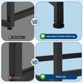 thumbnail image 5 of Fish Tank Stand with Power Outlet, 20-37 Gallon Aquarium Stand with 2-Tier Storage Shelves, Heavy Duty Breeder Turtle Terrarium Stand Rack for Home Office, 30" L x 13.4" W x 29" H, 5 of 7