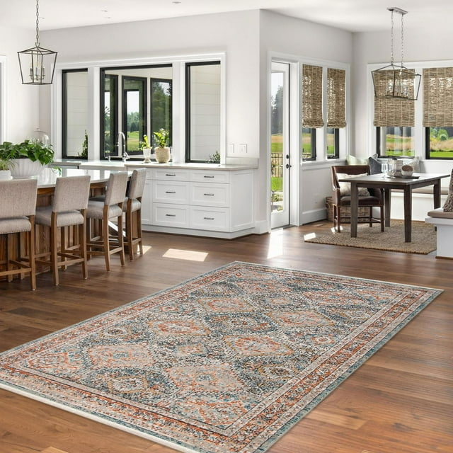 Tapis ECARPET Aspect Vieilli Vintage Traditionnel Collection Rhapsody
