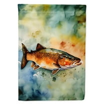 Brown Trout Garden Flag 11.25 in x 15.5 in