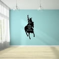 thumbnail image 2 of The History Of Mankind Horses Equestrian Quote Jumper Horse Jumping Horse Quotes Saying Wall Art Sticker Designs Vinyl Stickers For Home House Walls Rooms Window Bedroom Decoration Size (40x35 inch), 2 of 3