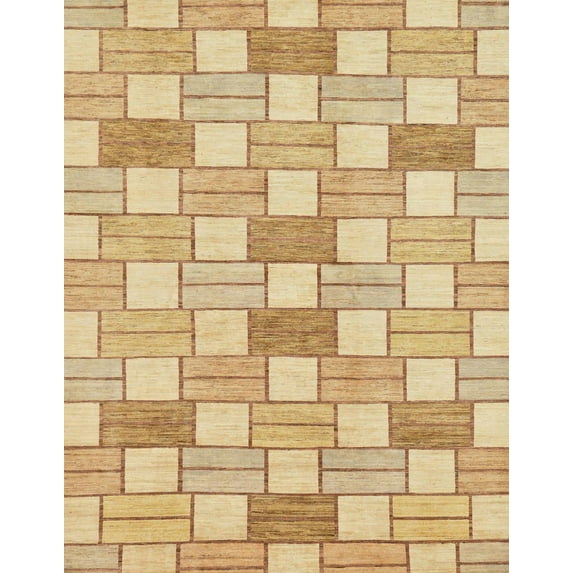 Ahgly Company Machine Washable Indoor Rectangle Abstract Orange Area Rugs, 5' x 7'