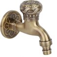 thumbnail image 5 of Grifo de agua de primera calidad de latón duradero Grifo de fregadero de cocina antiguo Mango de metal de bronce, 5 of 5