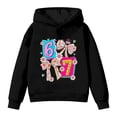 thumbnail image 7 of XAOFW Girls' Hoodies Sweatshirts Cute 67 Number Bow Casual Pullover Everyday Wear Fashionable Hoodie Long Sleeve Hooded Sweatshirt Soft Breathable Holiday Vacation Top, 7 of 7