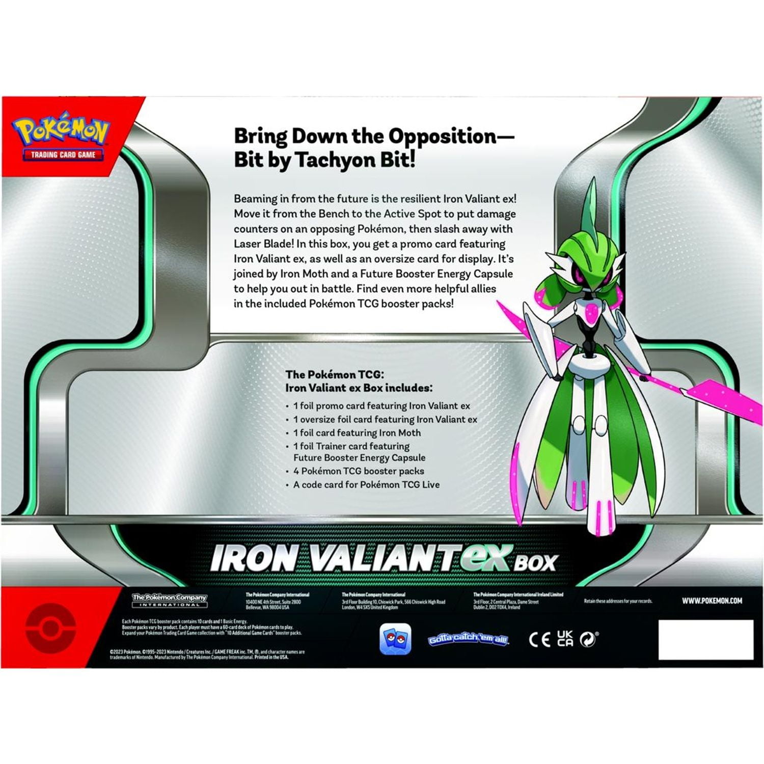 Pokemon Trading Card Game Iron Valiant ex Box