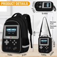 thumbnail image 2 of Juego de mochilas TILYTADLY de 3 piezas Game Print Boys School, 2 of 8