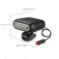 thumbnail image 3 of Car Heater & Defroster, Portable Car Heater Fan, 24V 120W Auto Heater with Cool Fan for Quick Defrosting, Demisting, and Windshield De-Icing, 3 of 9