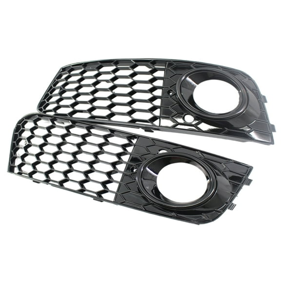 2PCS Fog Light Grille Grill Cover for A4 B8 8KD807682 Easy Install