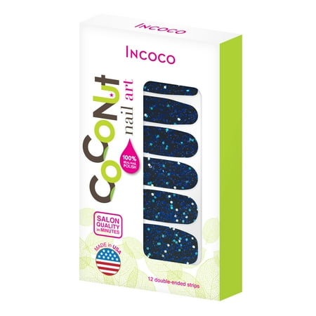 Coconut Nail Art by Incoco Nail Polish Strips, After (Best Nail Art Brushes Brand)