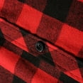 thumbnail image 7 of Casual Mens Jacket Plaid Patchwork Hooded Button Long Sleeve Shirt Blouse Fall And Winter Coats 2025, 7 of 7