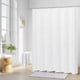 thumbnail image 5 of Cortina de ducha Craidlela Boho, tela blanca, 180 x 180 cm, impermeable, 5 of 7