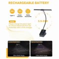 thumbnail image 4 of Lámpara de Atril 51 LED, Plegable, Recargable y con Clip, Piano Profesional Portátil 4 Colores 3 Niveles Brillo., 4 of 5