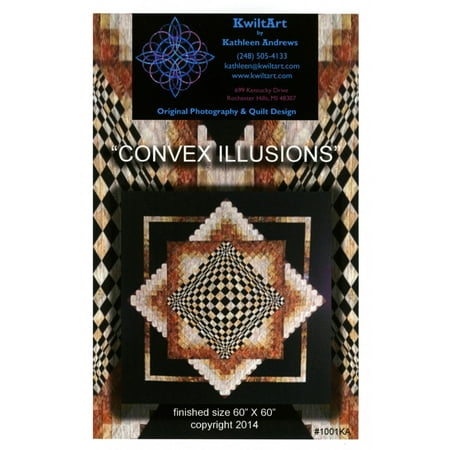 Convex Illusions Quilt Pattern by KwiltArt