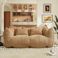 thumbnail image 6 of Aukfa Cloud Comfy Sofa, 24.4" Deep Seat Loveseat Couch for Living Room, No Assemble,Chenille,Coffe, 6 of 8