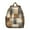 Brown and Grey-2, variant on Colorful and Grey Abstract Art Artwork Backpack Backpack for School,Cute School Bag,Schoolbag with Adjustable Shoulder Straps & Padded Back,13.8"x11.4"x6"