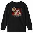 thumbnail image 5 of Coraline Girls Black Crew Neck Long Sleeve Sweatshirt - Large, 5 of 7
