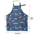 thumbnail image 2 of Kdxio French Bulldog Dog In Beret Apron with Pockets Adjustable Kitchen Aprons for Men Women Waterproof Aprons for Cooking,Drawing,Crafting, Baking Household Cleaning, 2 of 5