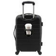 thumbnail image 1 of Wrangler 20" Smart Spinner Carry-On Luggage With Usb Charging Port, 1 of 2