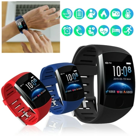 Updated 2019 Version Fitness Tracker, Smart Watch Fitness Watch Activity Tracker with Sleep Monitor Heart Rate Measure IP67 Waterproof Sports Watch for Android iOS Men Women