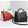 thumbnail image 3 of Women's Multi-Color Splicing One-Shoulder Crossbody Bag Color Block Cross Body Purses Cute Designer Handbags Sets, 3 of 6