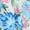Light blue flowers, variant on Plus Size Floral Maxi Dress V Neck Summer Dress 1XL-5XL Elegant Beach Outfit