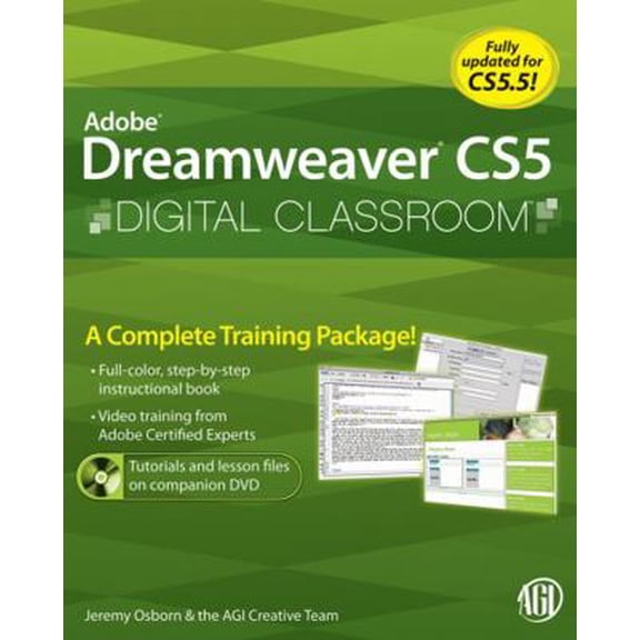 Pre-Owned Adobe Dreamweaver CS5 Digital Classroom (Paperback) 0470607742 9780470607749
