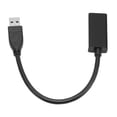 thumbnail image 3 of Adaptador de video, Modo de espejo de Modo Extendido Negro USB3.0 A HD Multimedia Interface Converter 1080p 60Hz Para Cine en Casa para Videoconferencia, 3 of 7